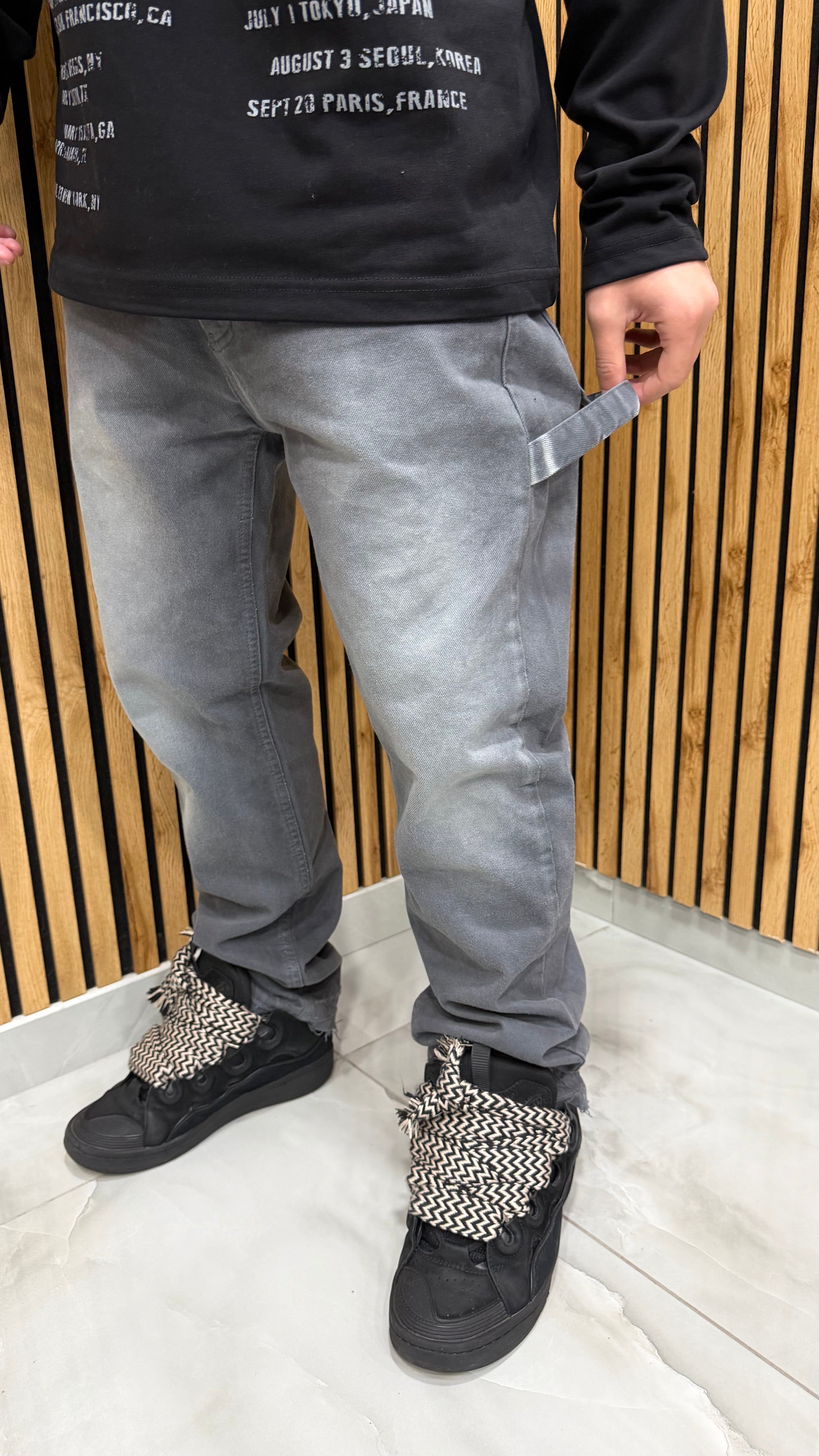 Jeans Straight Fit Raid Grey Cianotic