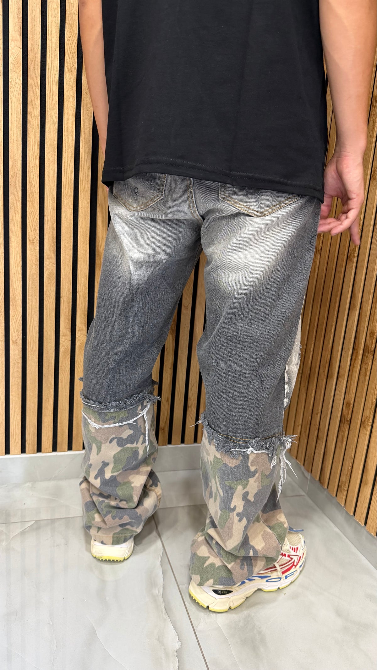 Jeans Uomo Sfranged Army