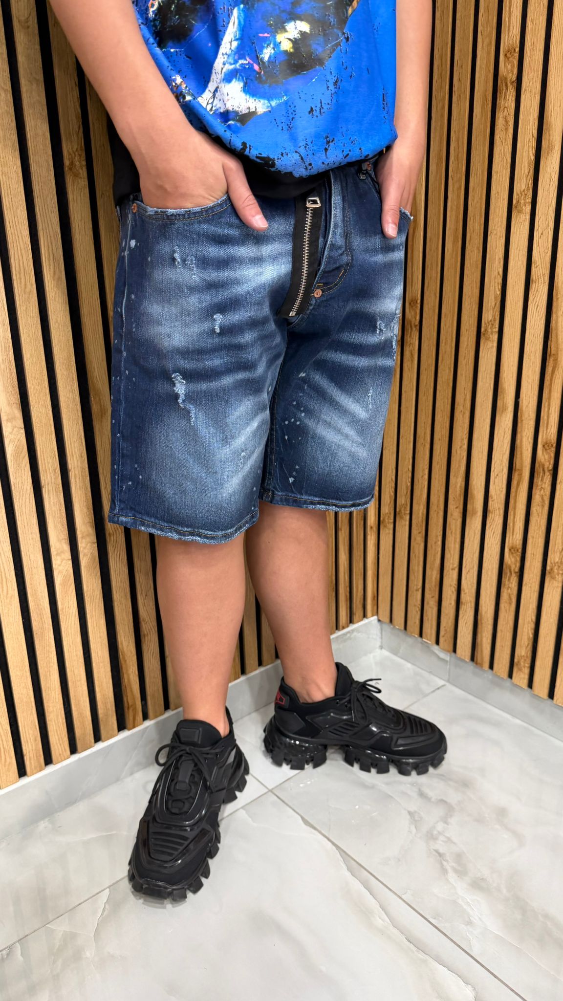 Jeans Short C83/2 Blue Cianotic
