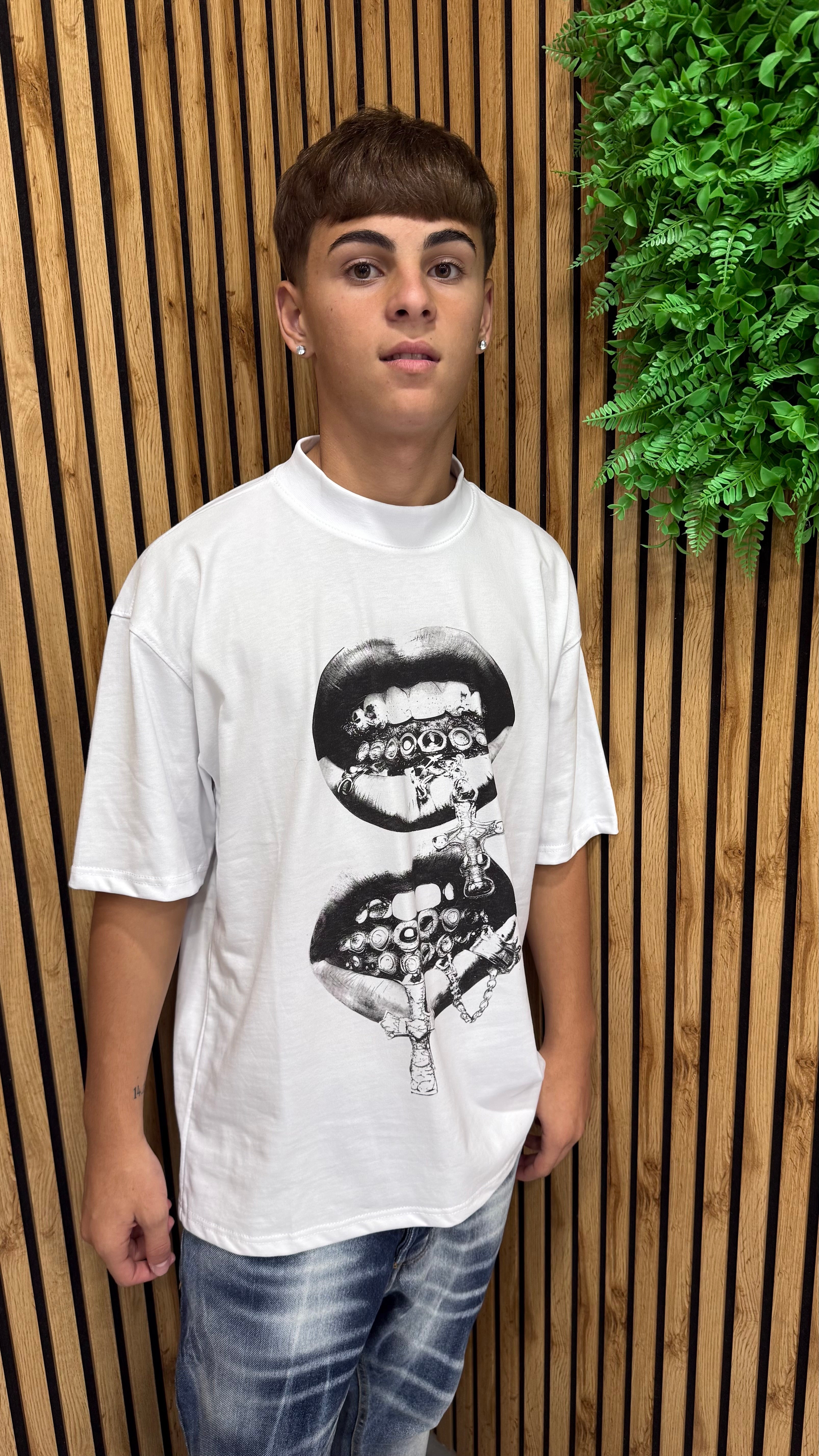 T-Shirt "Two Kiss Croces"