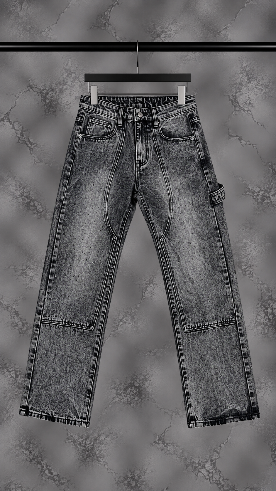 Jeans Uomo “Stone Carpenter Grey Diamond”
