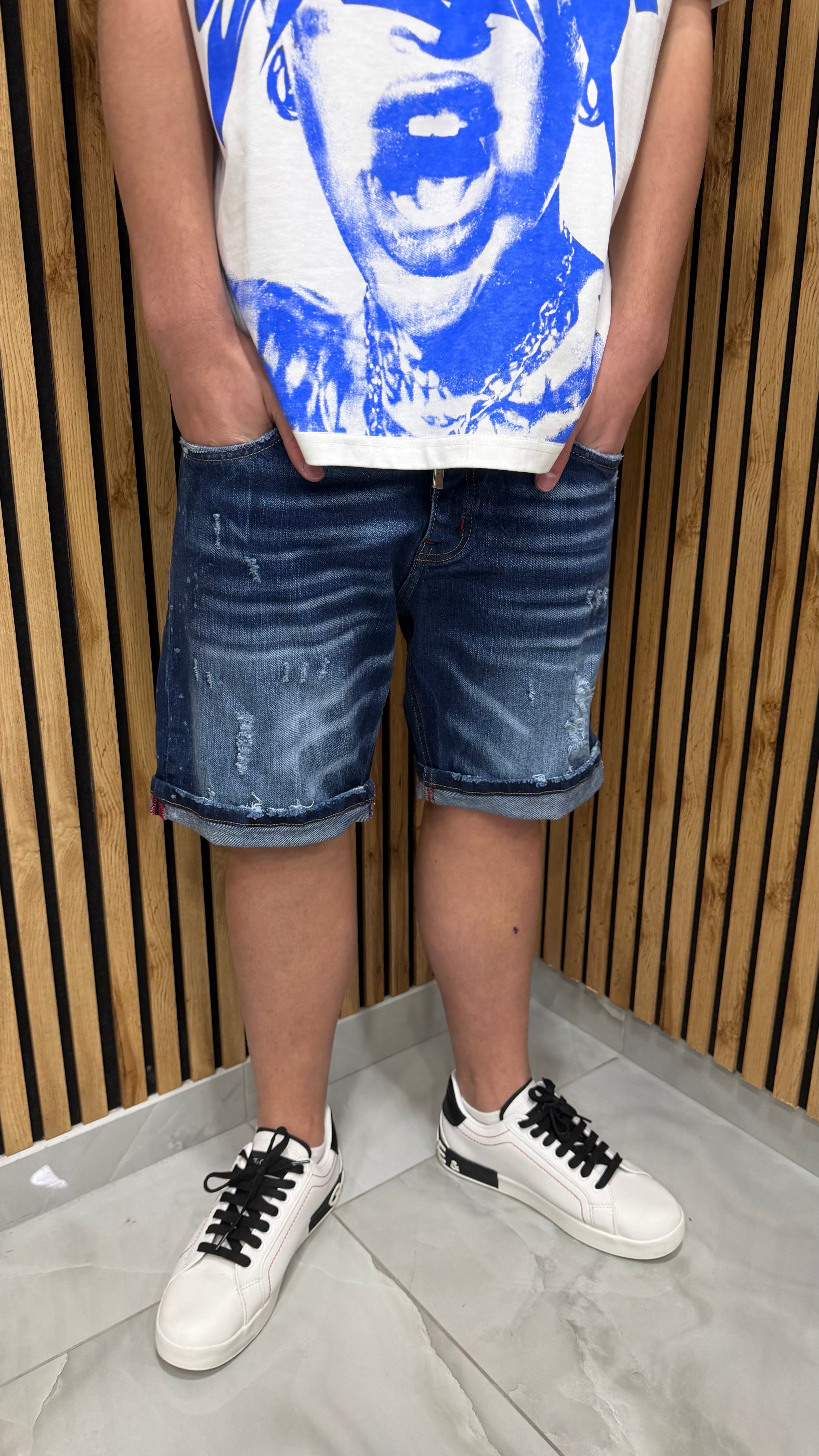 Jeans Short RC7 Blue Cianotic