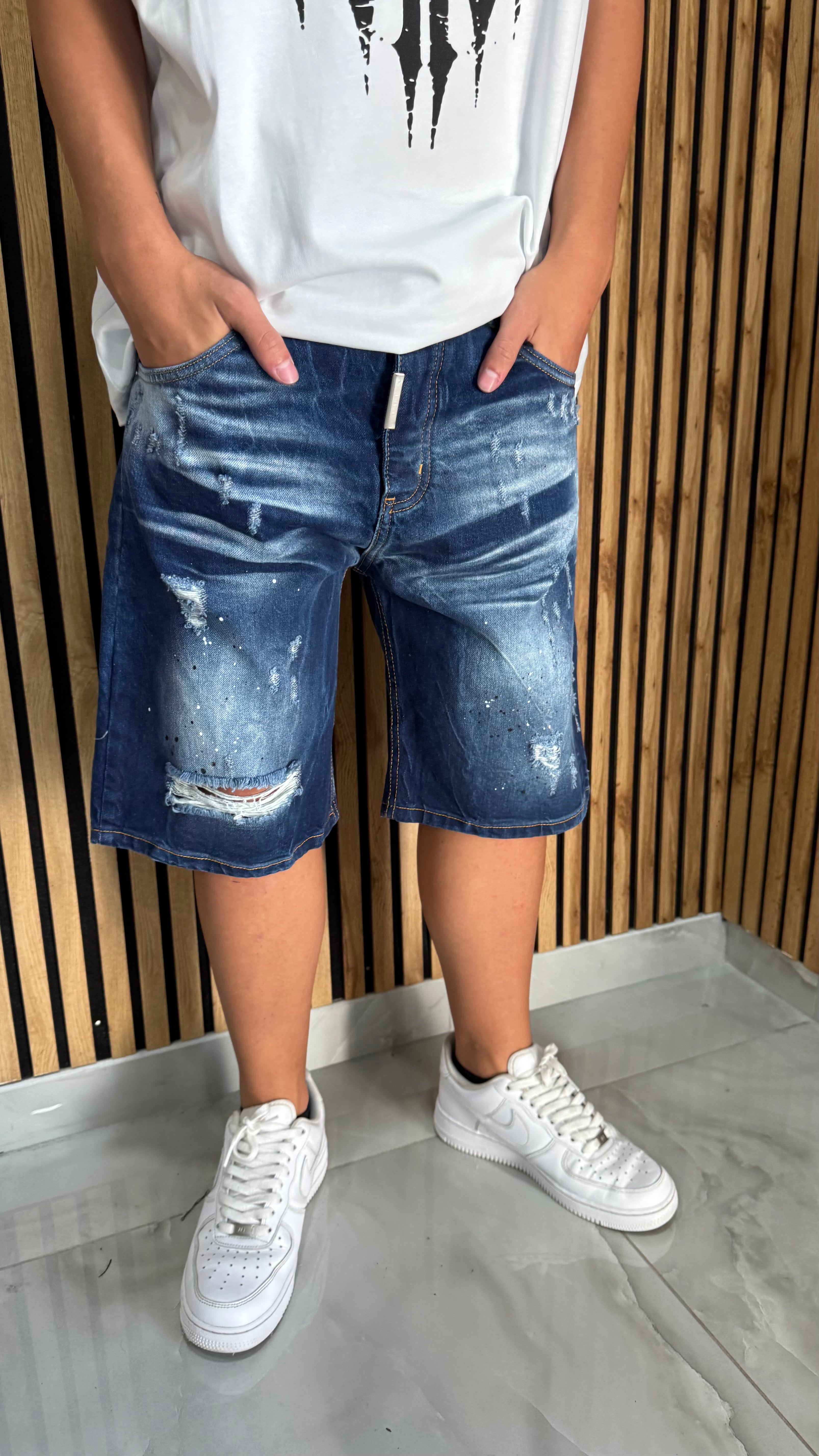 Jeans Short "F01 Blu" Cianotic