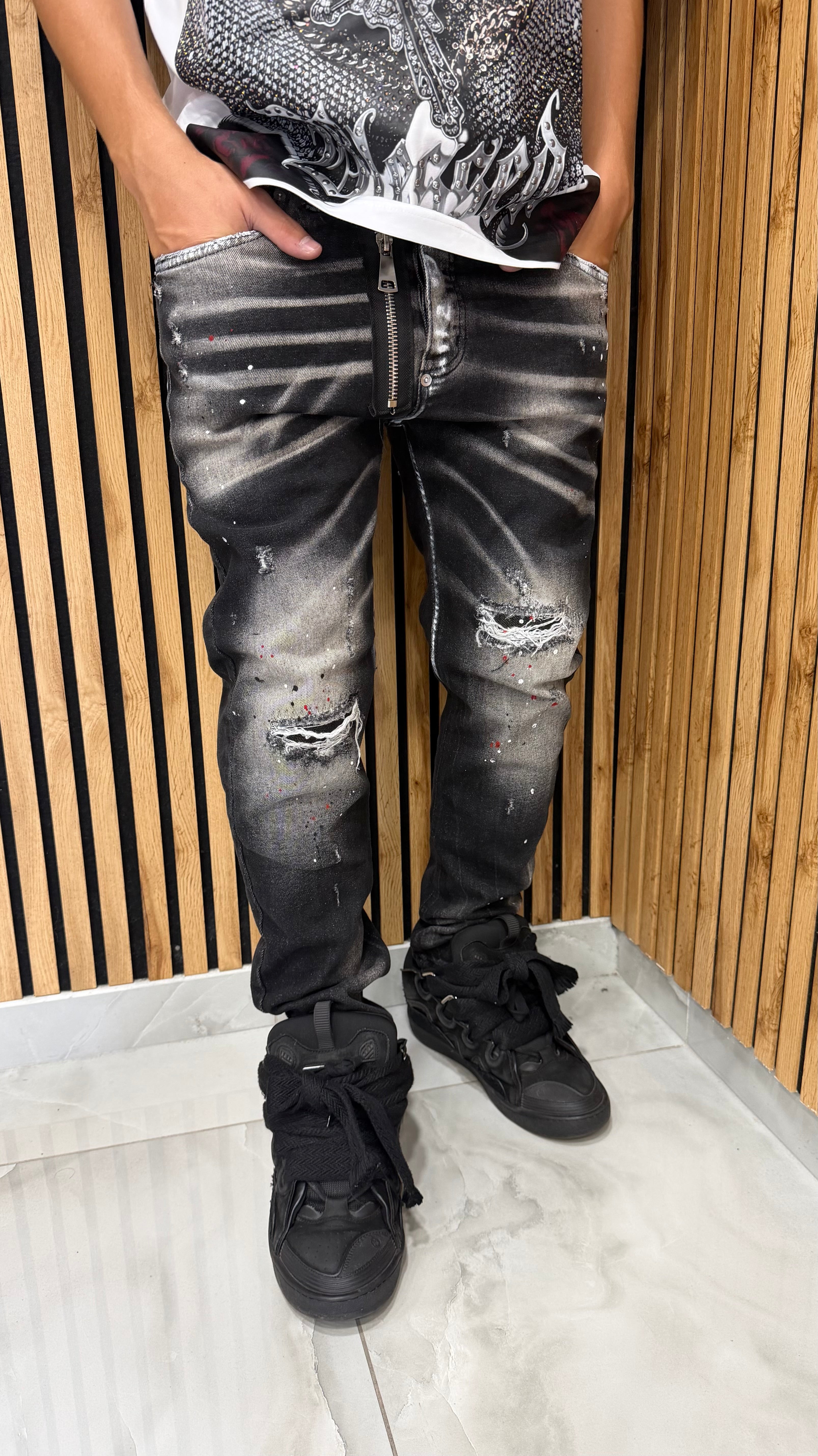 Jeans Uomo New Fit Queens/2 Cianotic