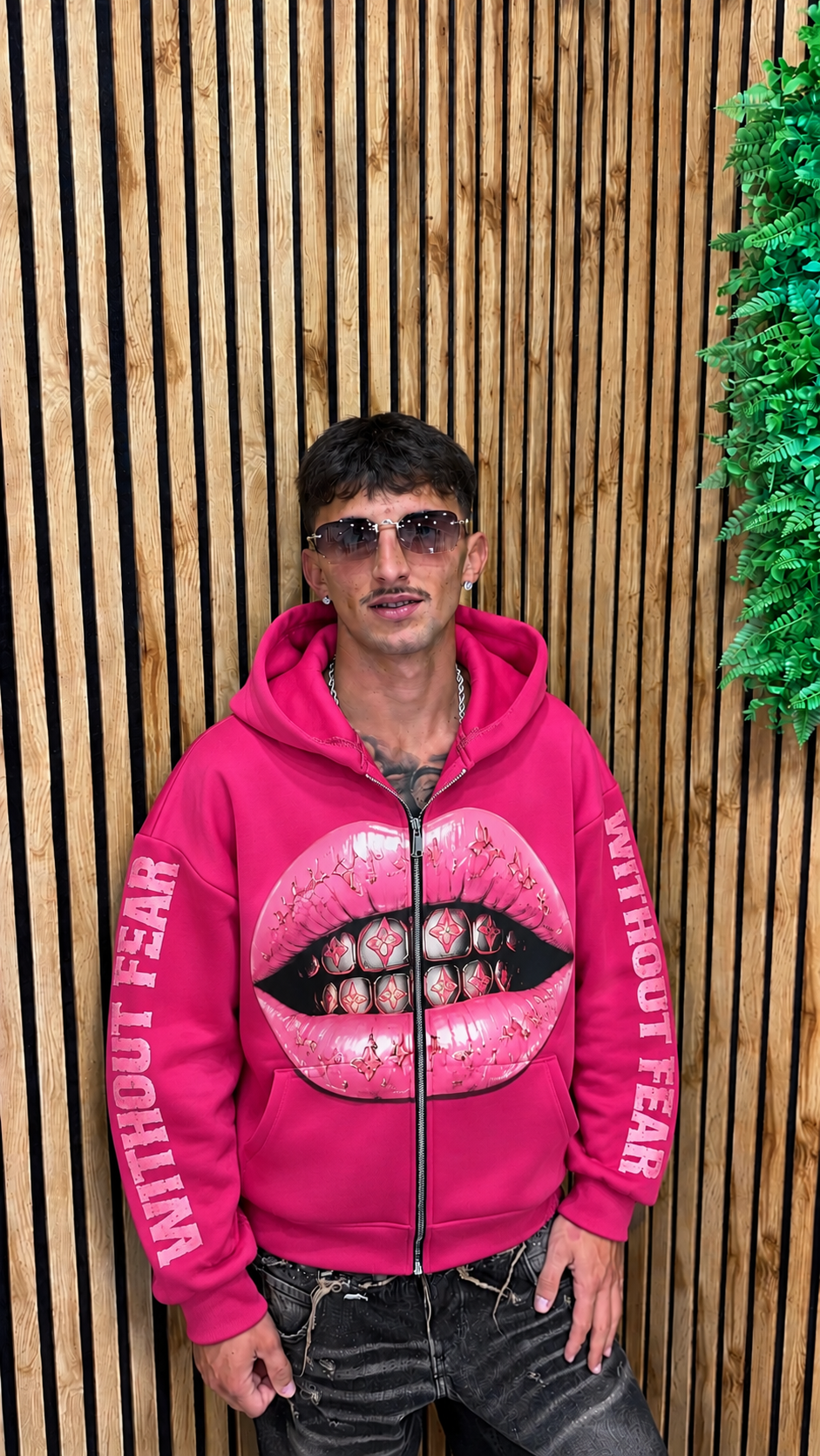 Felpa Uomo “Mouth Zipped” 2 Colori TPWR