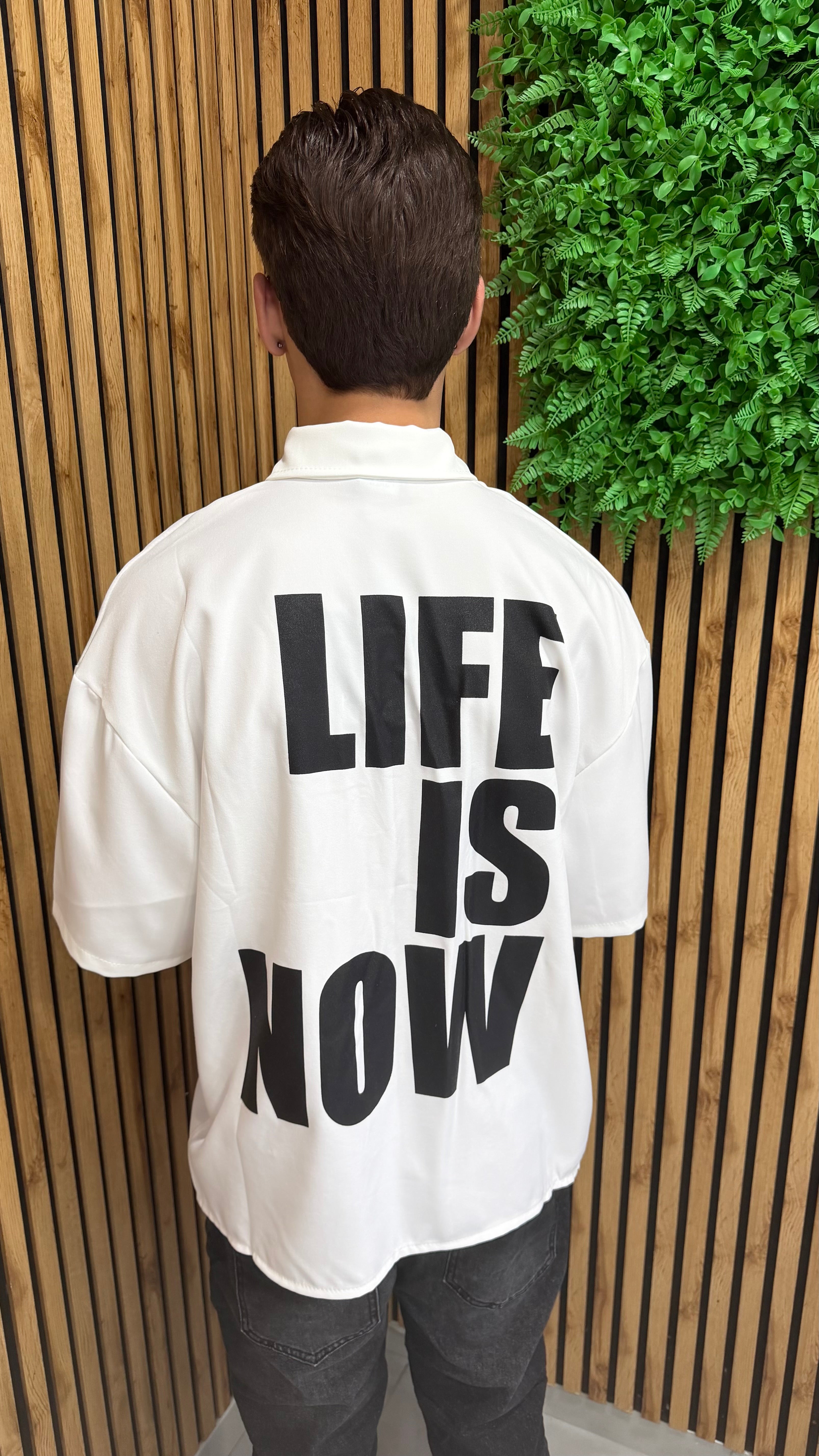 Camicia “Life Is Now” 2 Colori