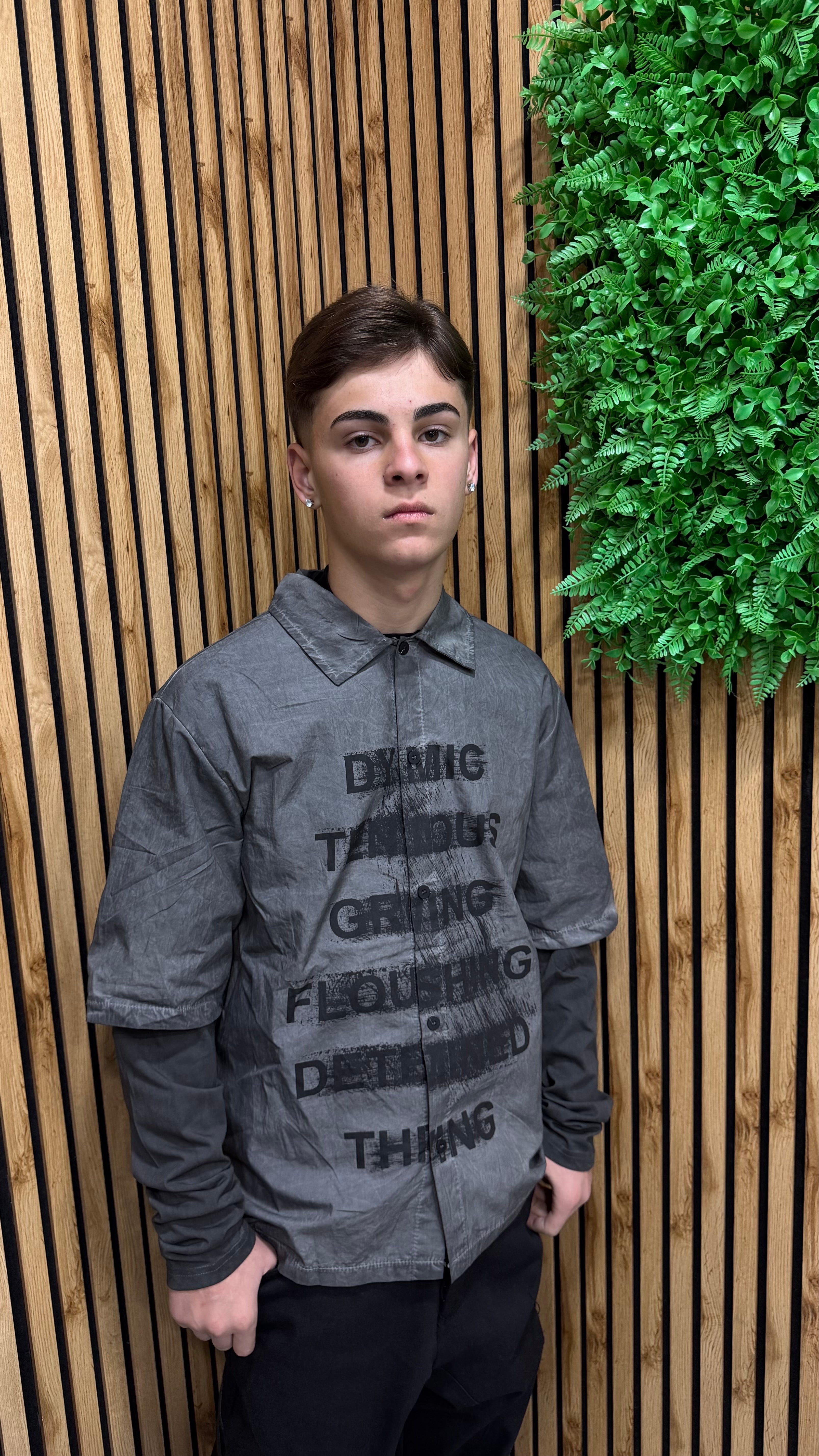 Camicia Doppia Manica “Scripture” 3 Colori