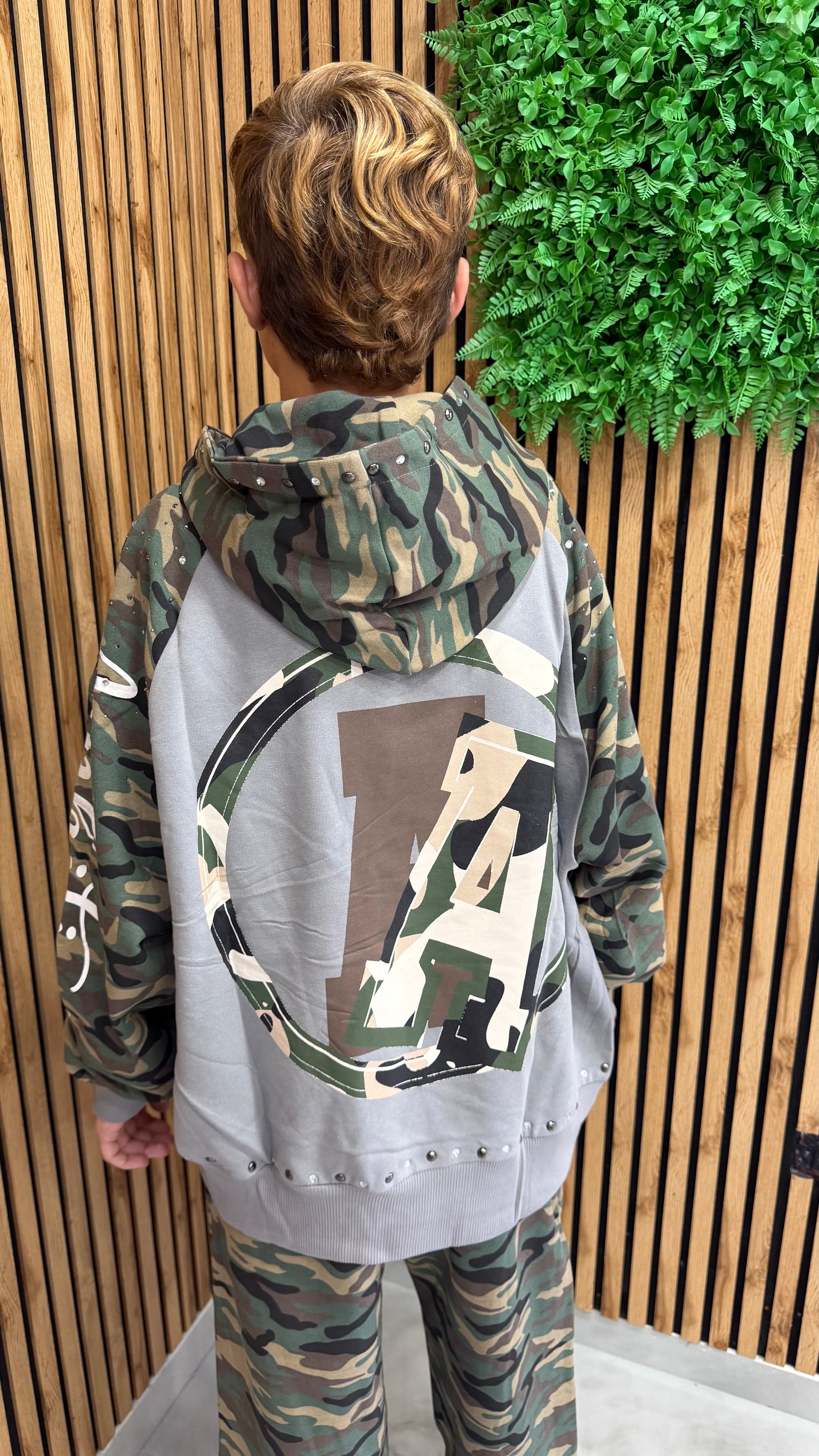 Tuta Uomo Tracksuite Army 2 Colori Cianotic