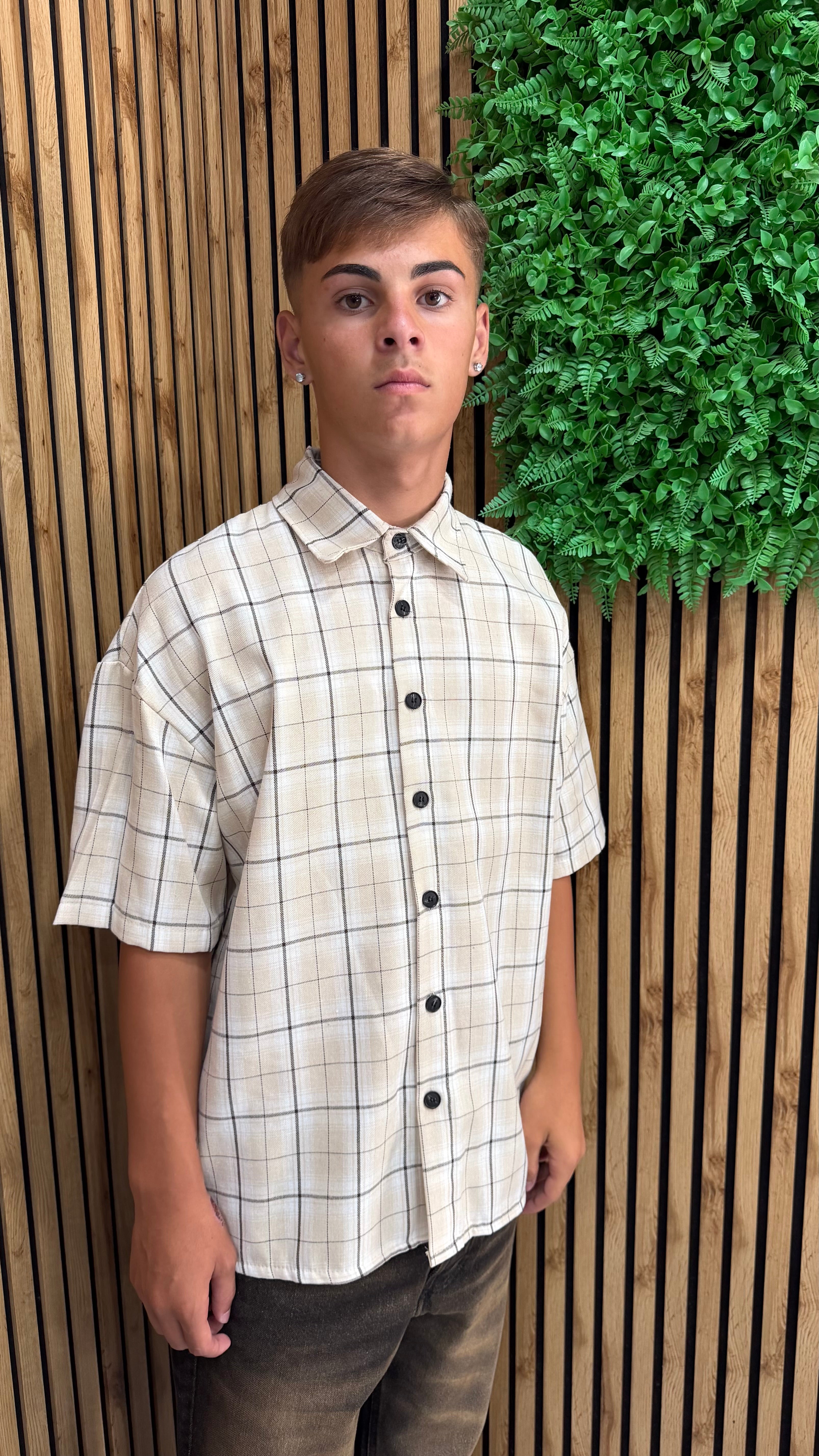 Camicia A Scacchi “No Soluzioni” 2 Colori