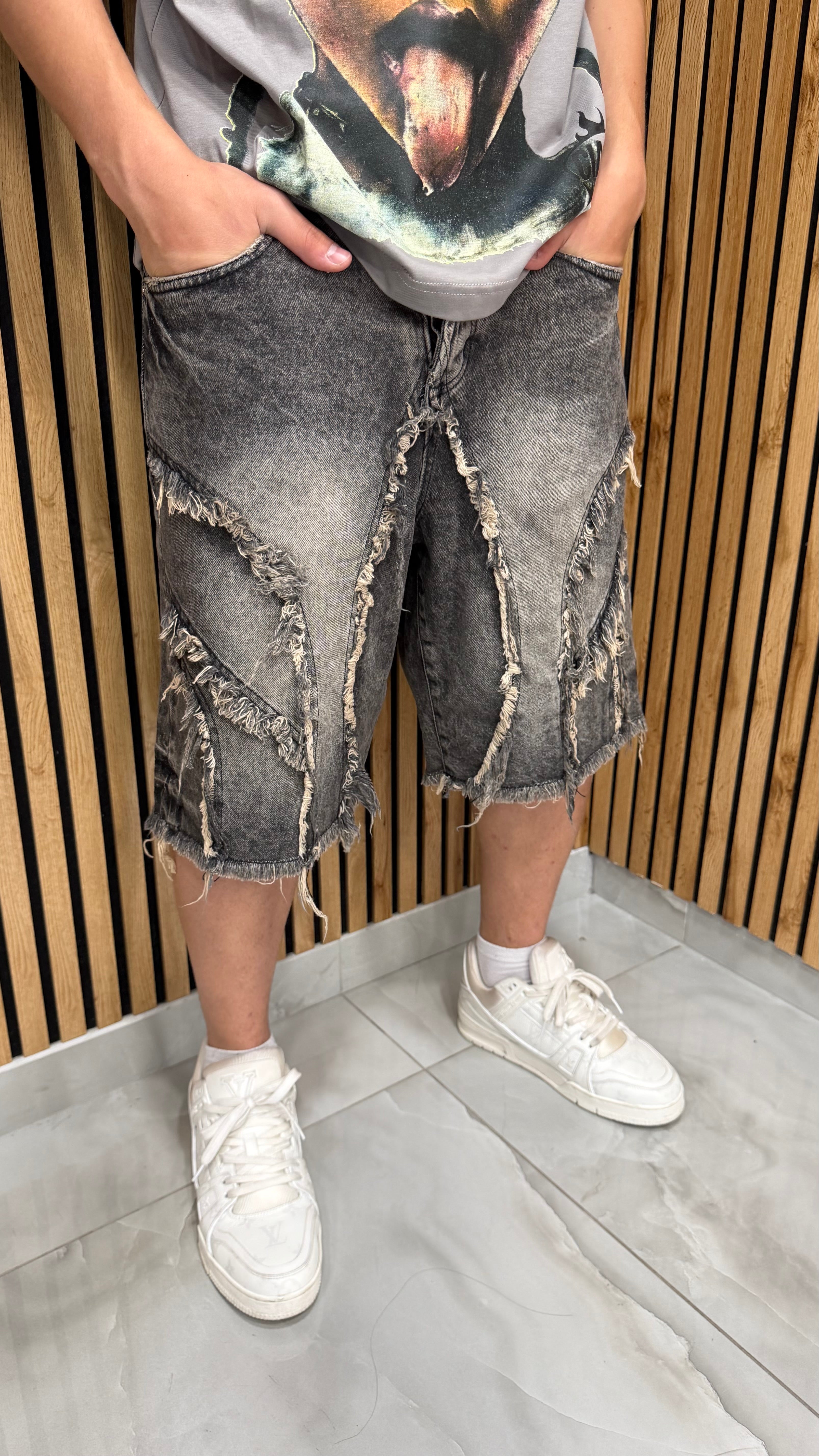 Jeans Shorts 504 Black Cianotic
