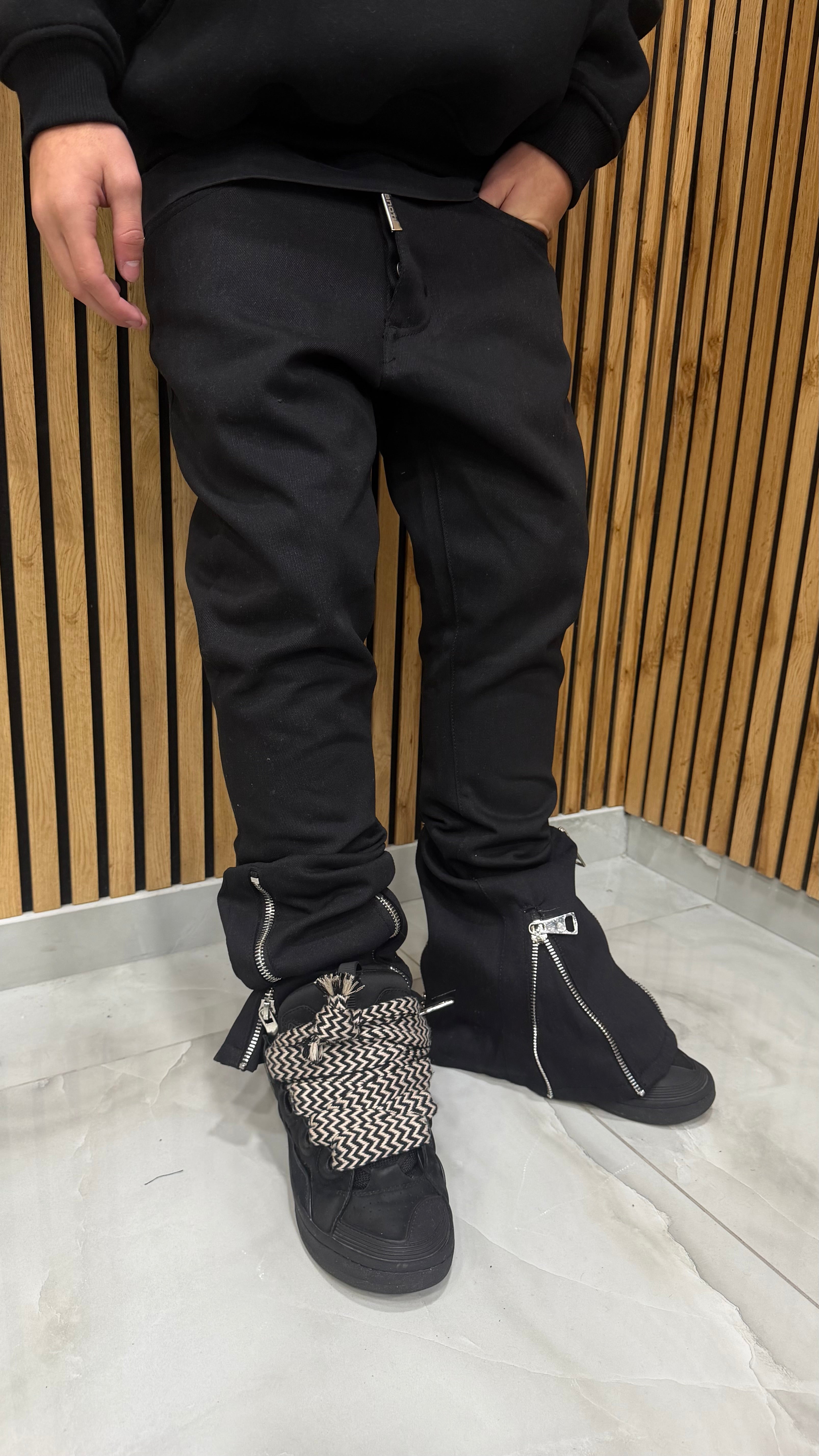 Jeans Flare 420 Black Cianotic