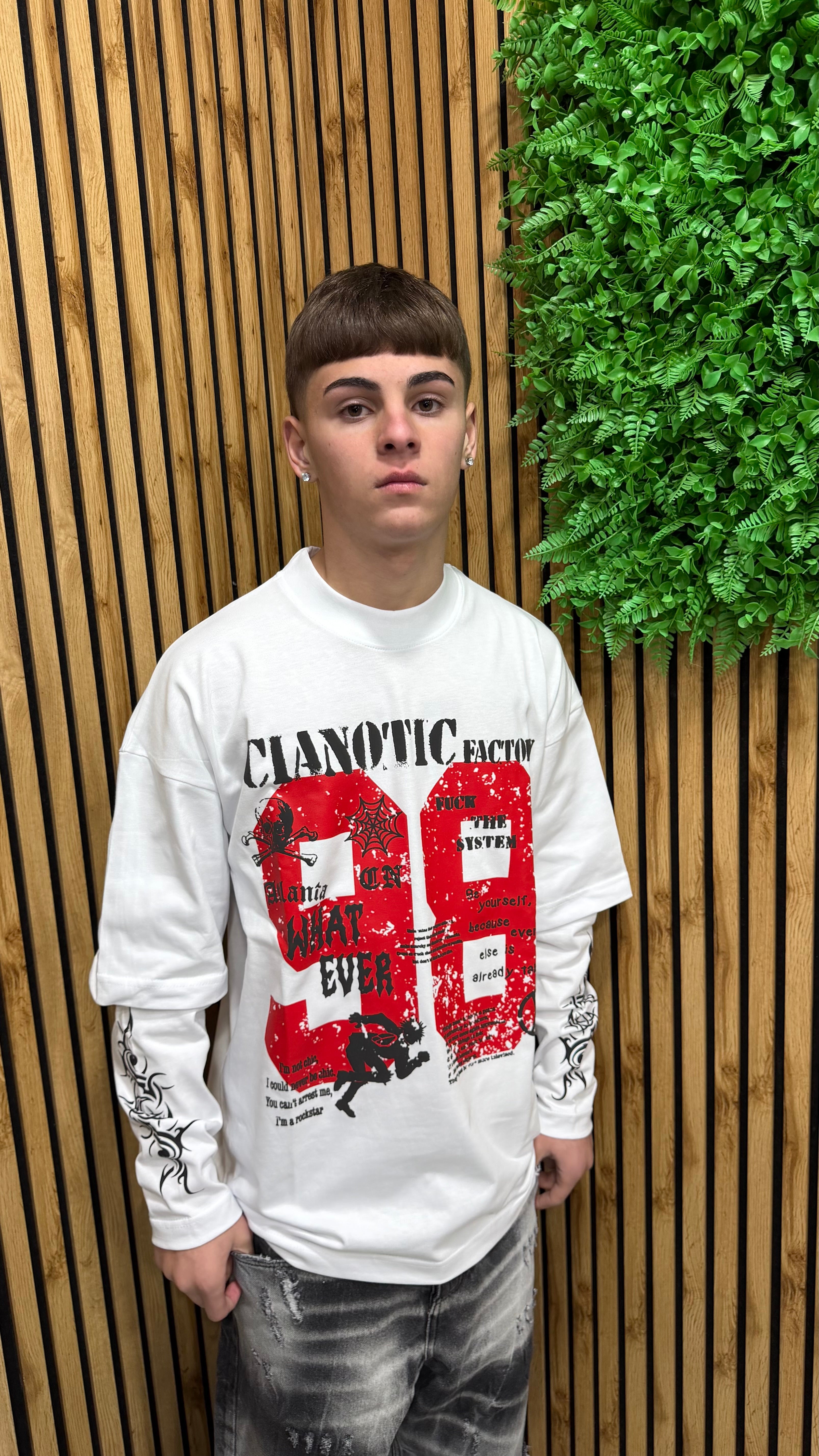 T-Shirt Long Sleeve 98 Cianotic 3 Colori