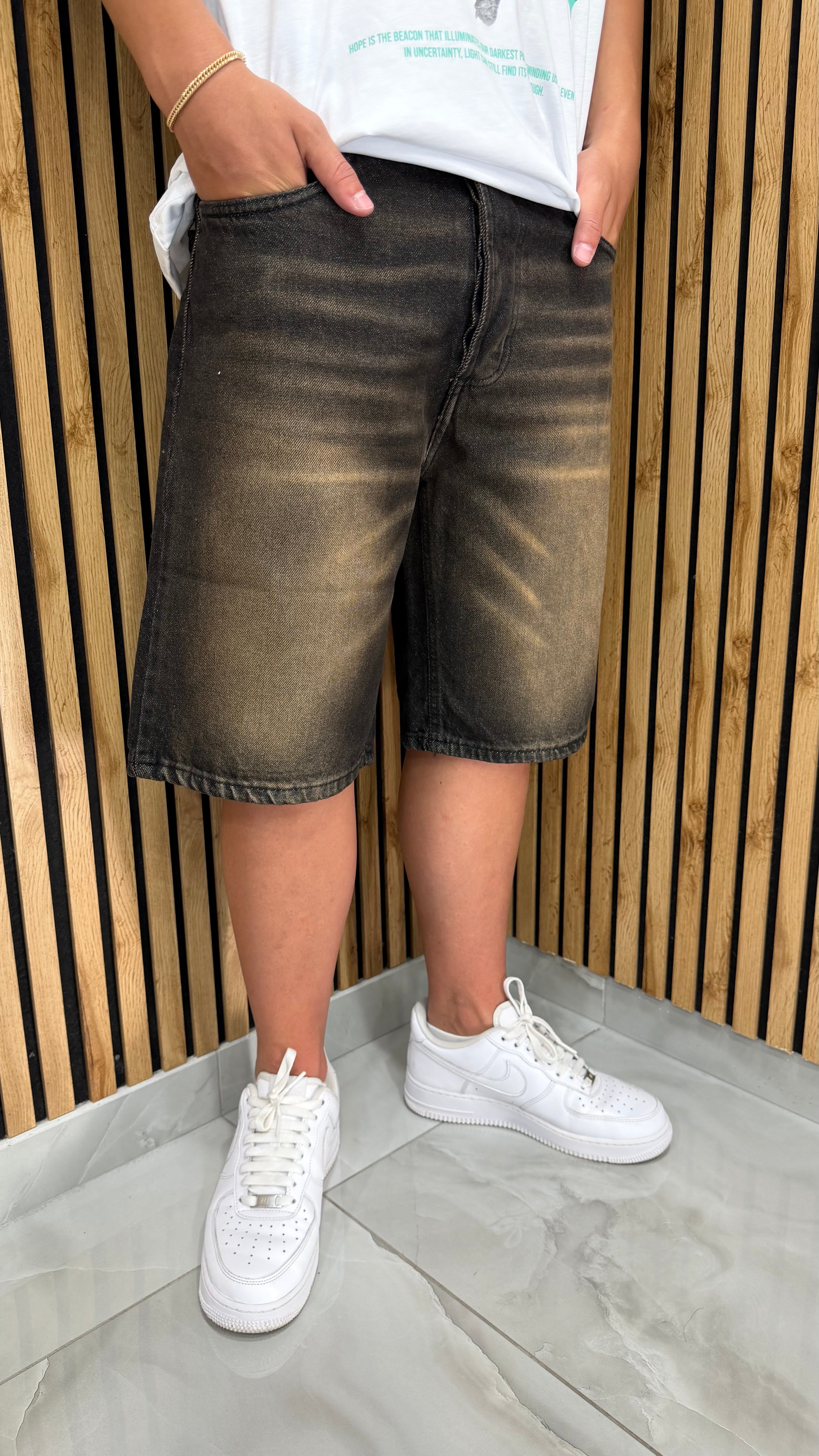 Jeans Short “Coffe”