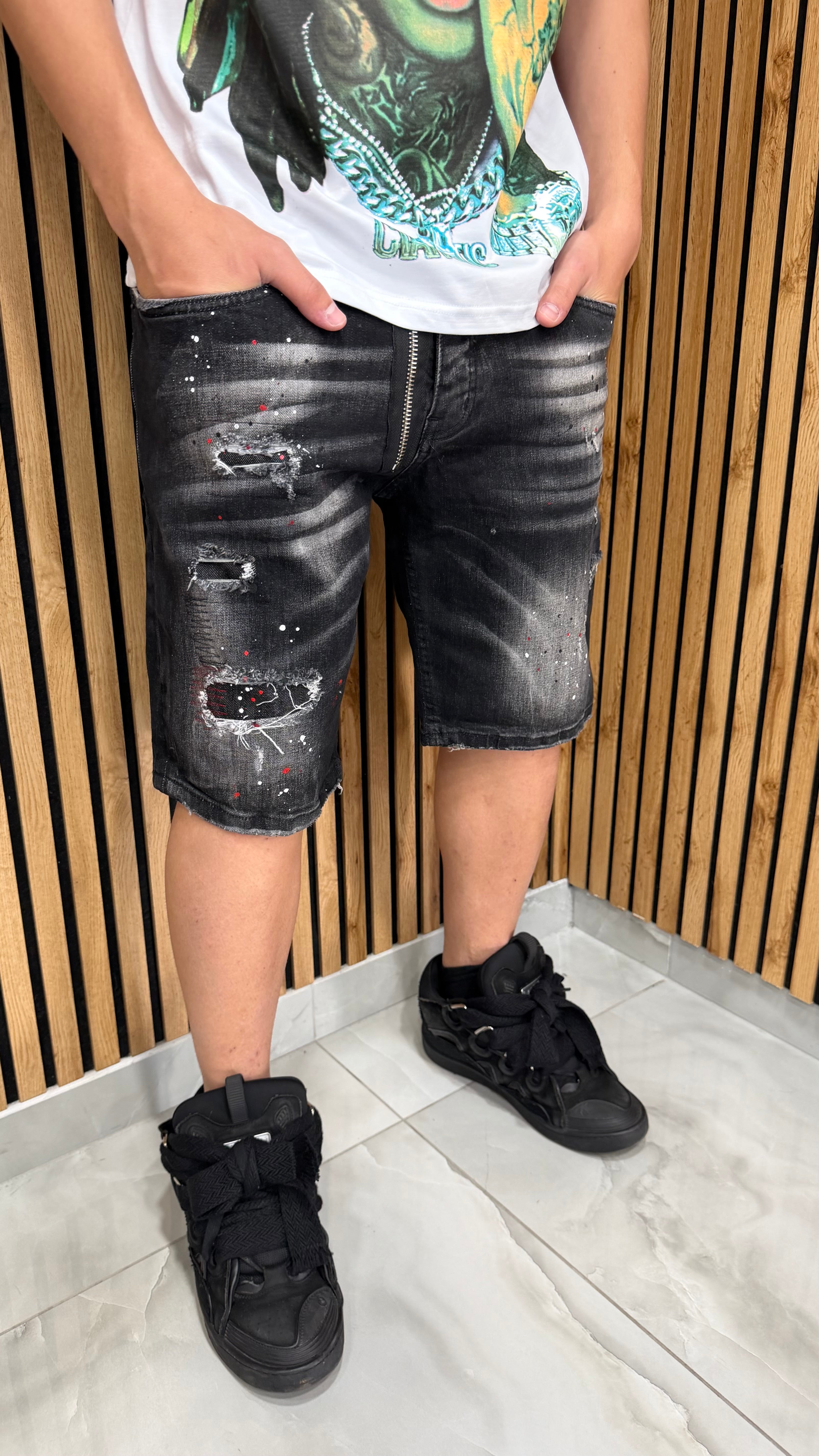 Jeans Short M95 Black Cianotic