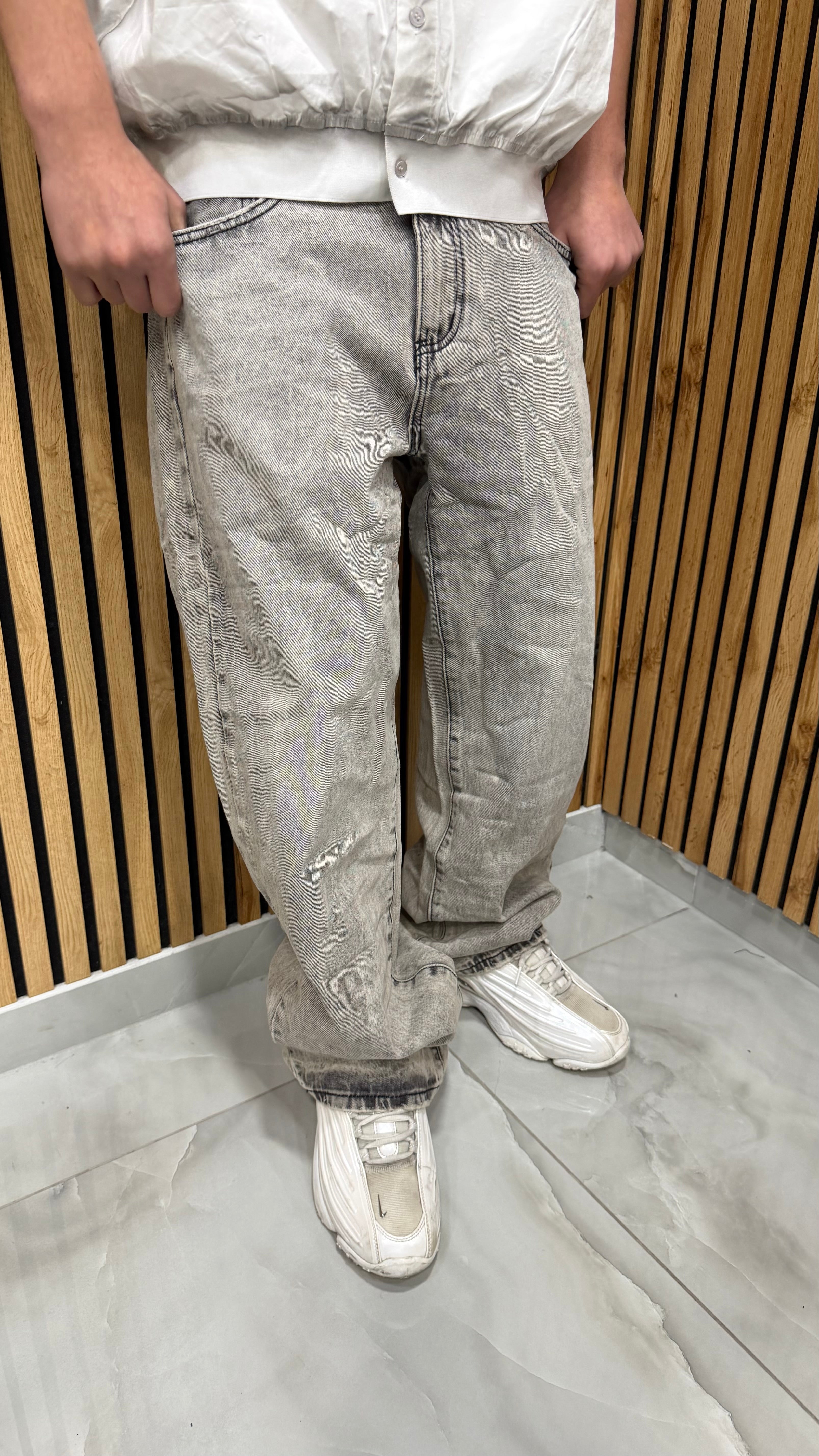 Jeans Baggy “Dust” Grey