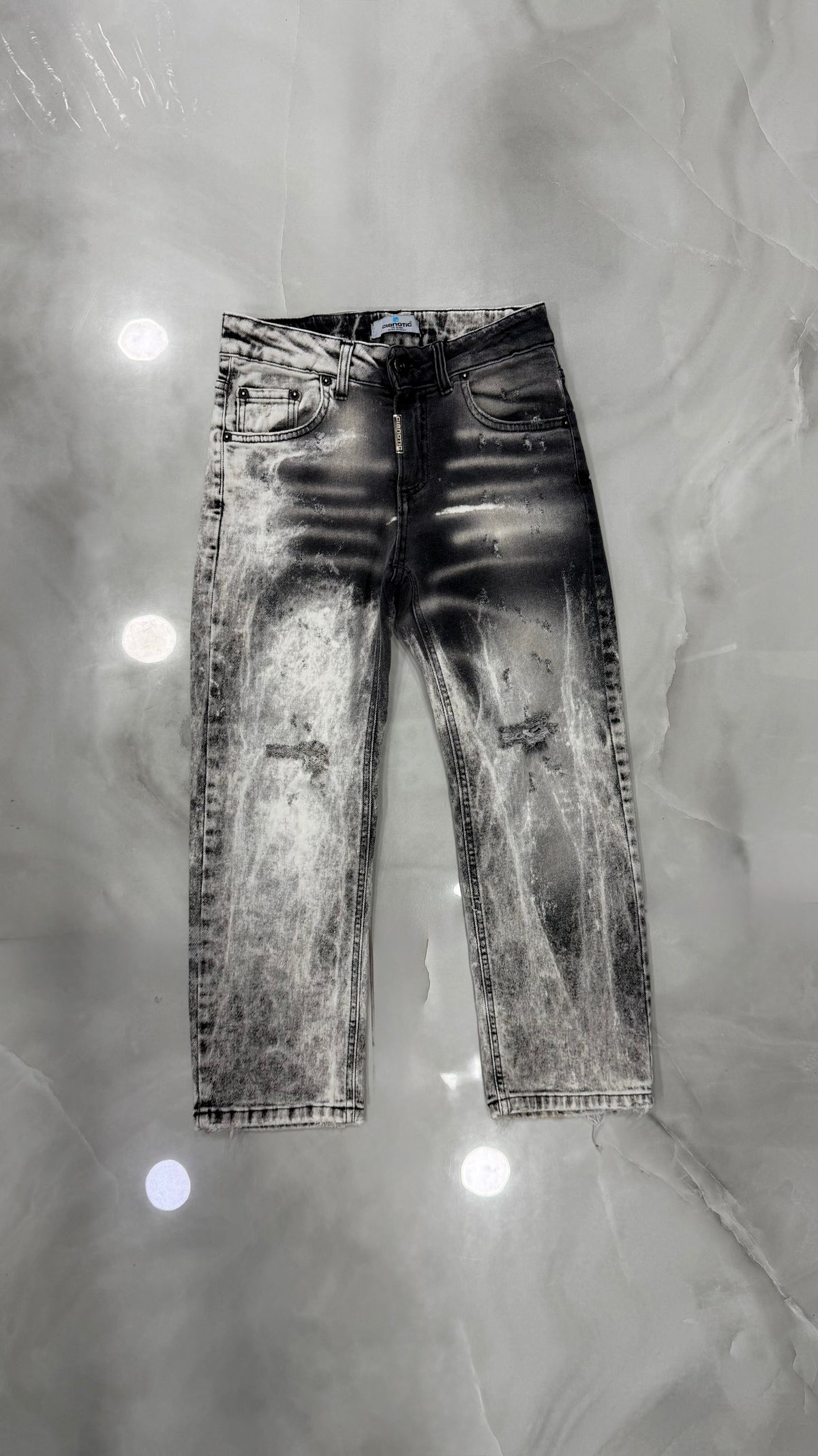 Jeans Junior Baggy Stark Black Cianotic