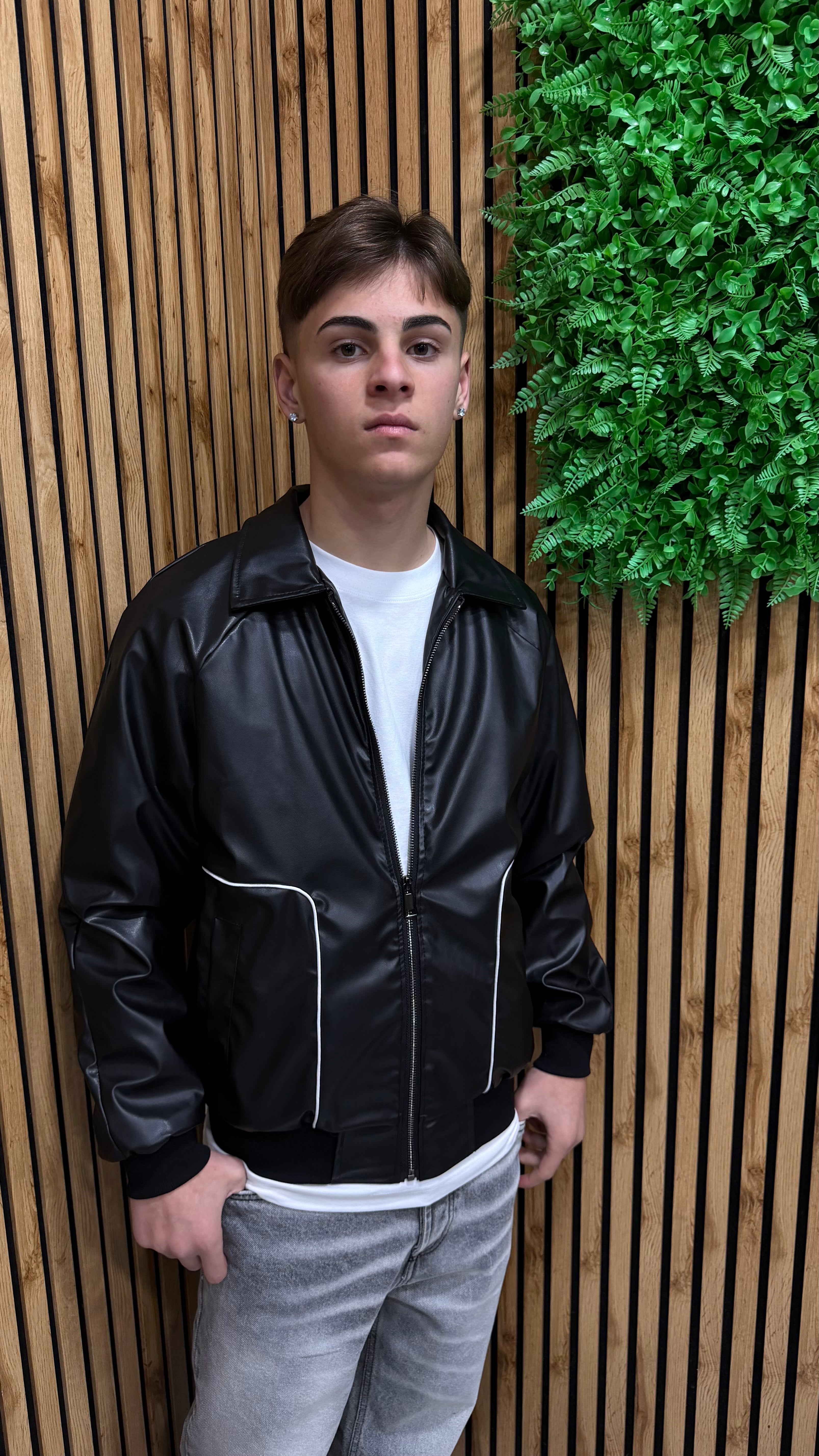 Jacket In pelle “Line”