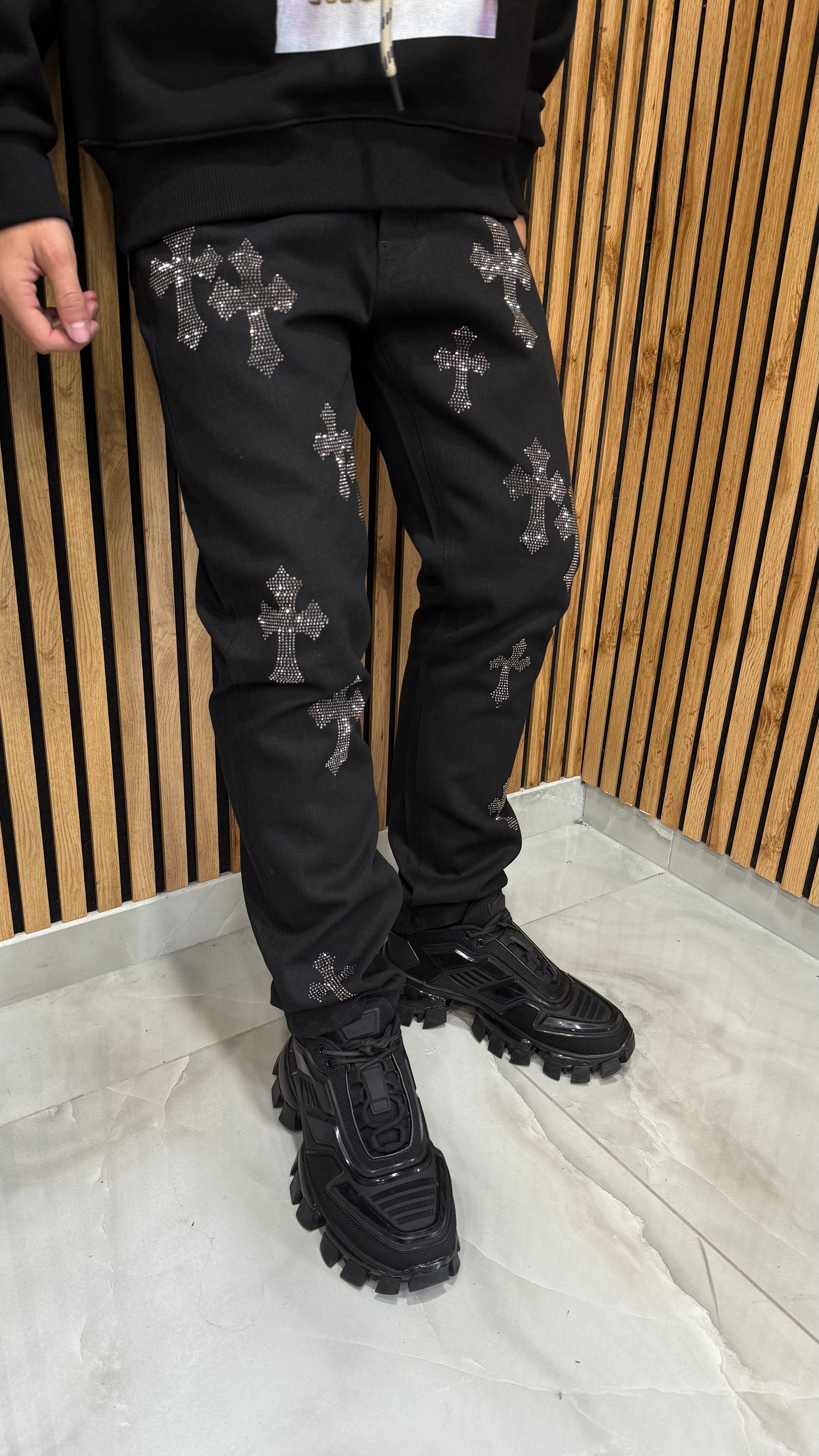 Jeans Mood "Chrome He*rts" Cianotic