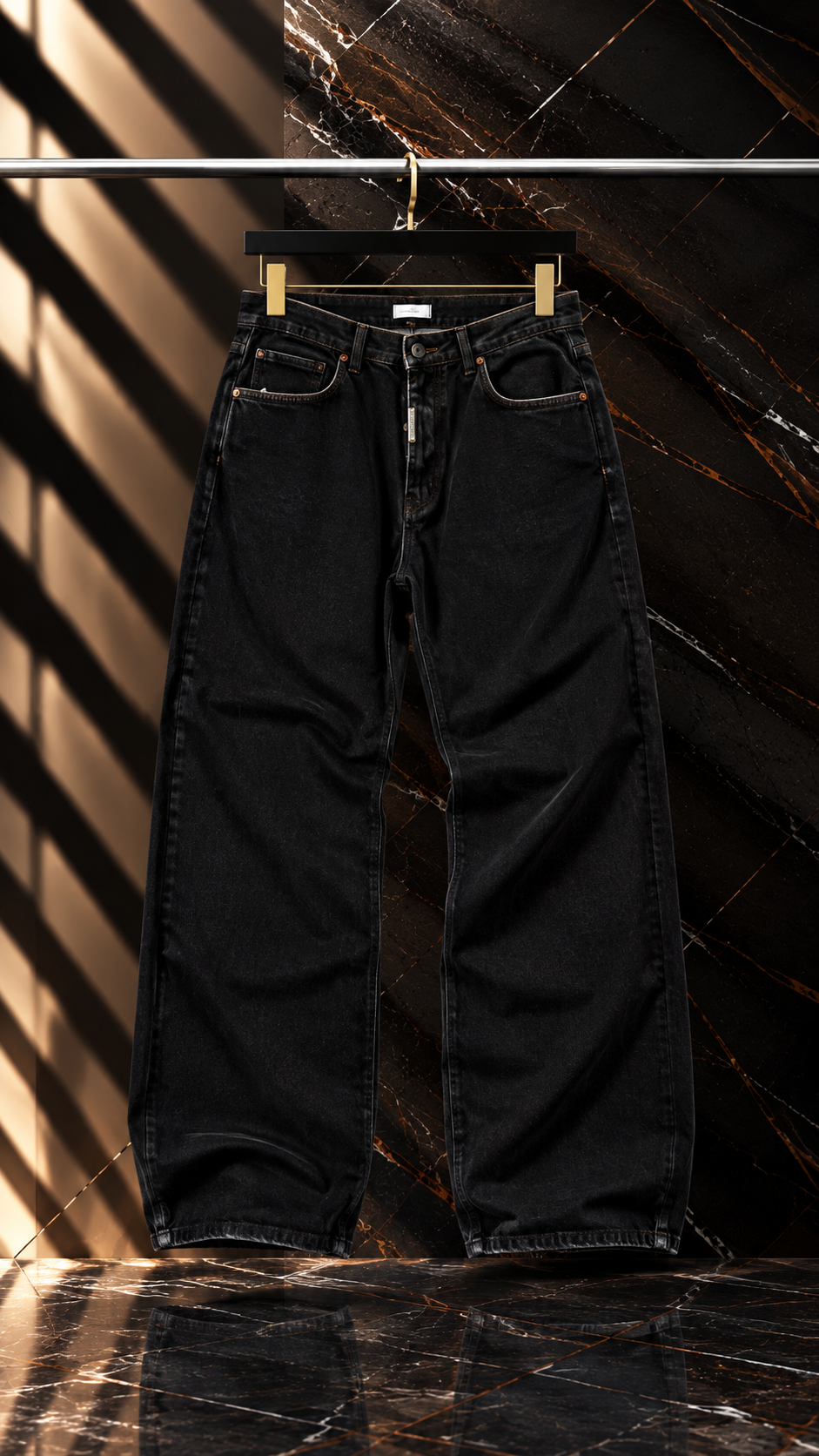 Jeans Uomo Baggy Zero Black Max Calibrato Cianotic