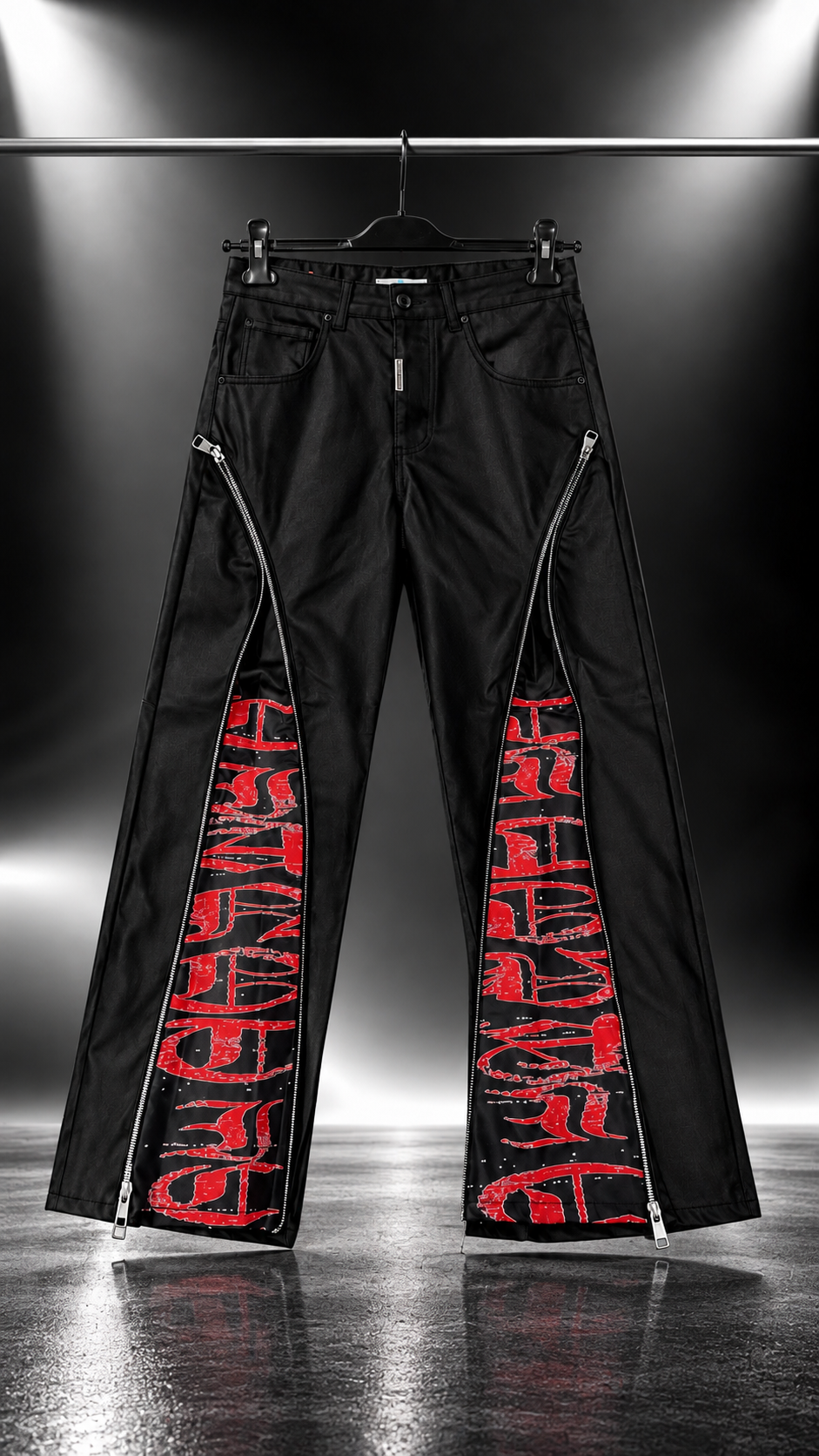 Jeans Uomo Super Baggy Distorted Spalmato Cianotic