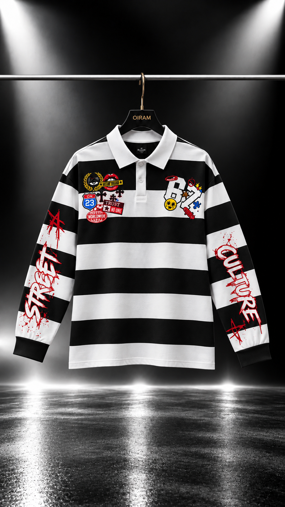 T-Shirt Uomo “Polo Street 87” Cianotic
