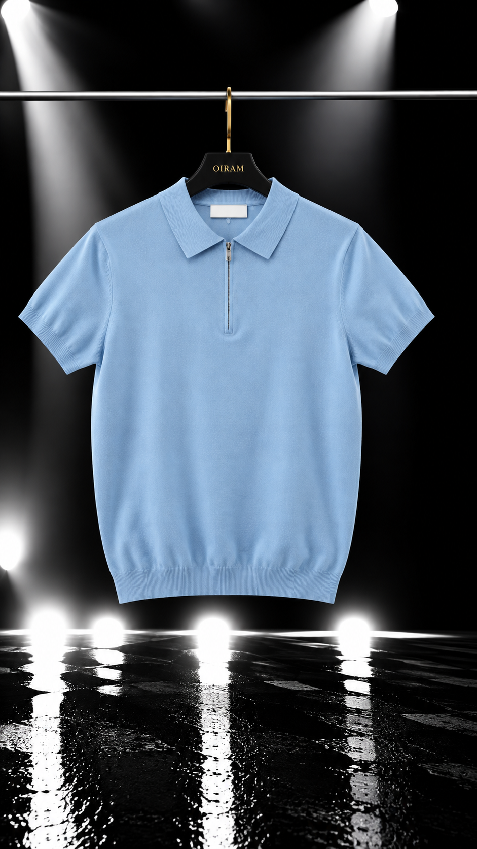 T-Shirt Uomo Polo “Mini Zip” 6 Colori