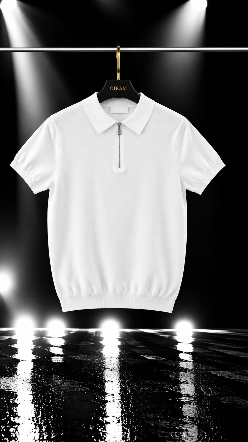 T-Shirt Uomo Polo “Mini Zip” 6 Colori