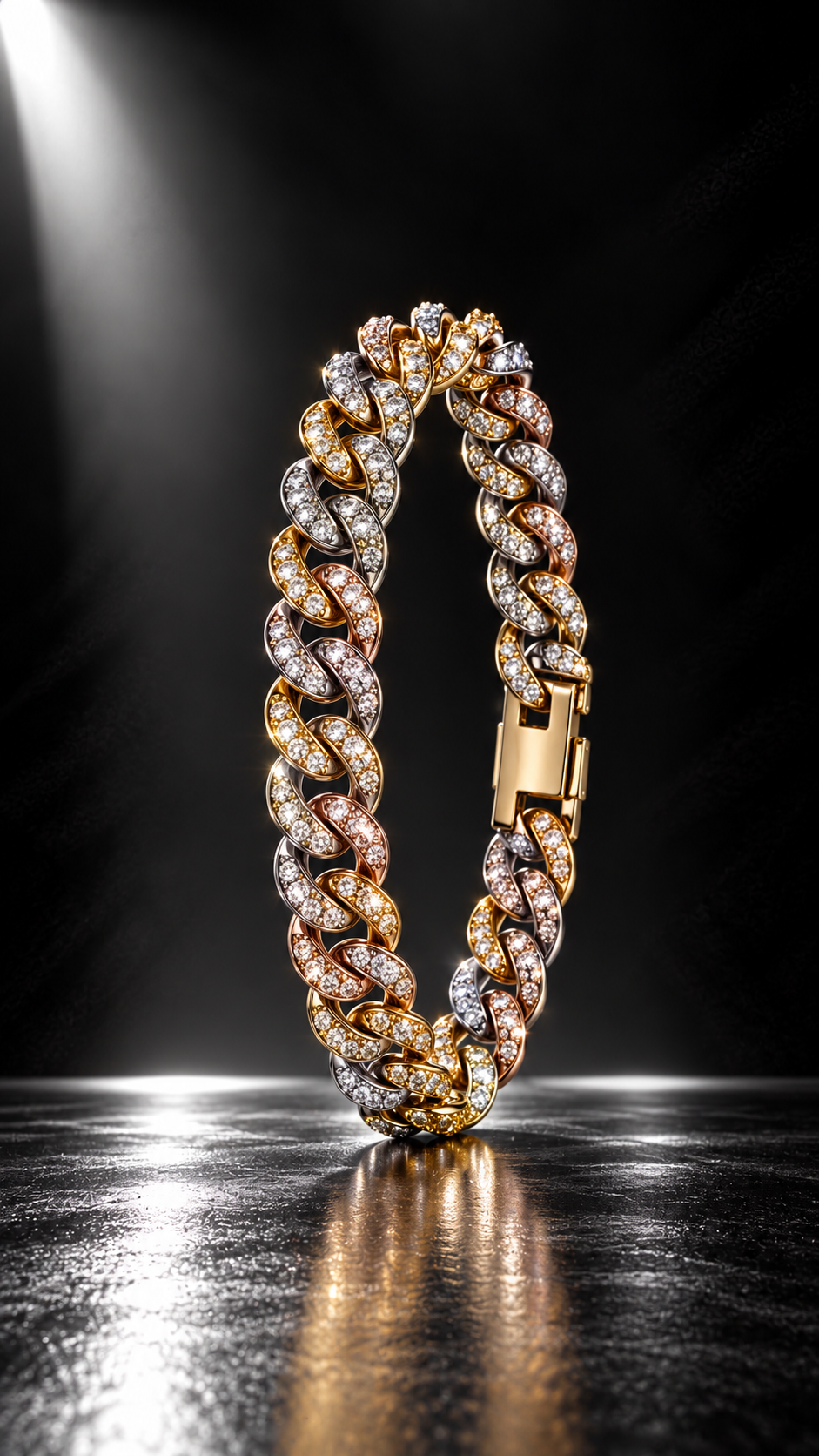 Bracciale Uomo “Bicolored Ice”