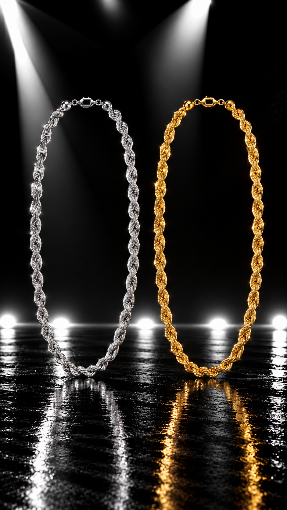 Collana Uomo “Nodéa” 2 Materiali